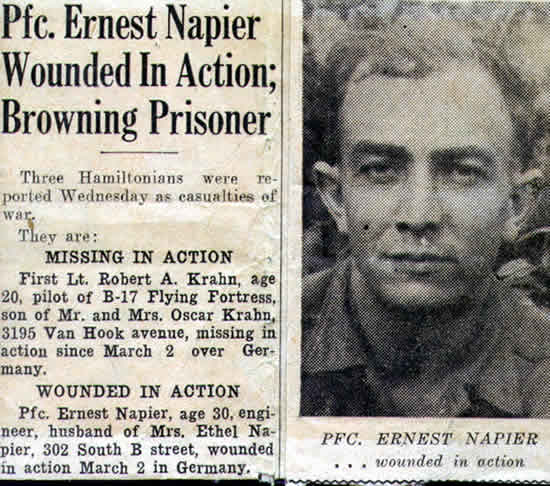 Pfc Ernest Napier